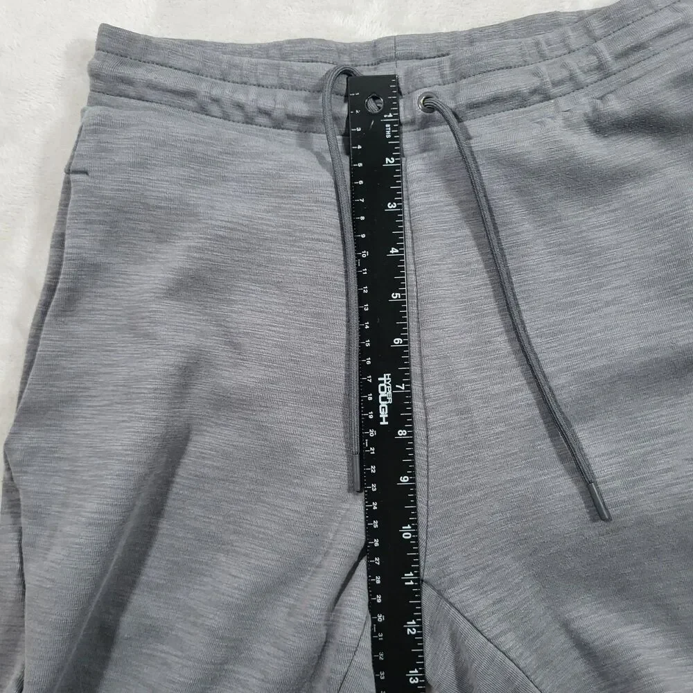 Nike Sportswear Optic Fleece Shorts Mens Medium Heather Gray Shrunk READ